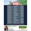 Buffalo Football Schedule Postcards-Standard (4-1/4" x 5-1/2")